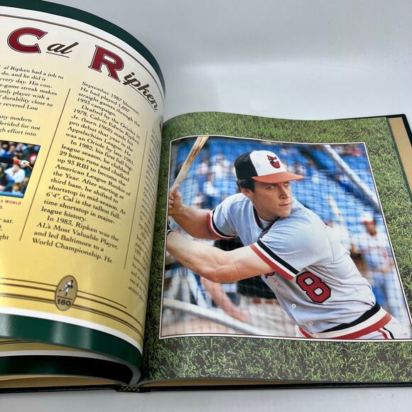 VNTG 1994 Baseball Legends of All Time Hardcover Green MLB - Picture 3 of 10